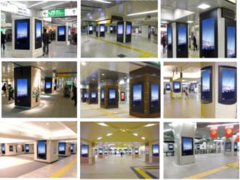 JR3社 駅エリアデジタルサイネージ 東名阪ネットワークセット