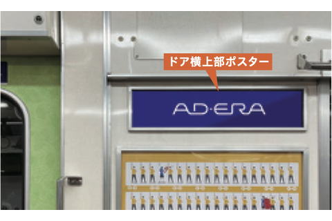 大阪メトロ ドア横上部ポスター