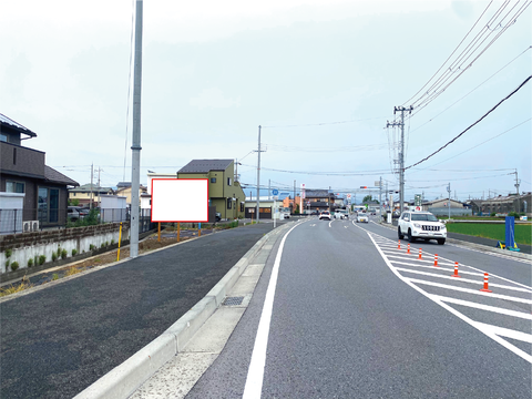 彦根市野良田町交差点付近