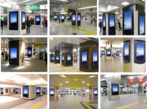 JR3社 駅エリアデジタルサイネージ 東阪ネットワークセット